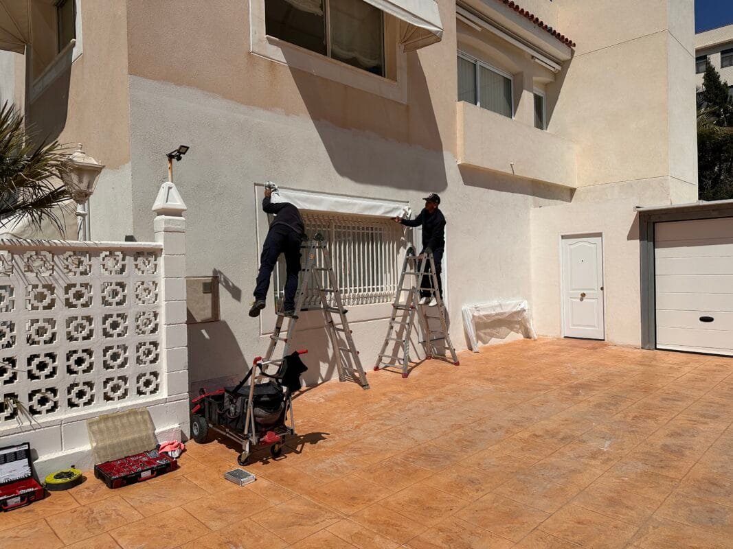 instalación de toldos