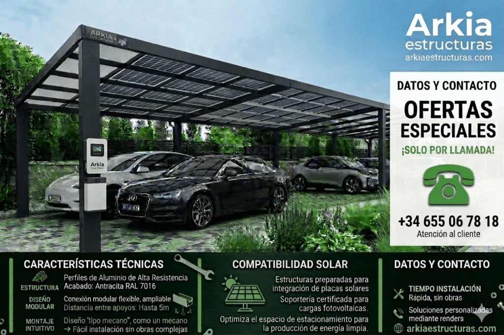 Marquesinas para coches en Alicante: Innovación en aluminio y energía solar