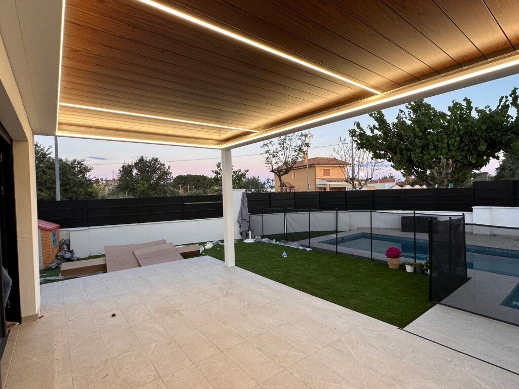 Pergola bioclimatica en muchamiel- Alicante (31)