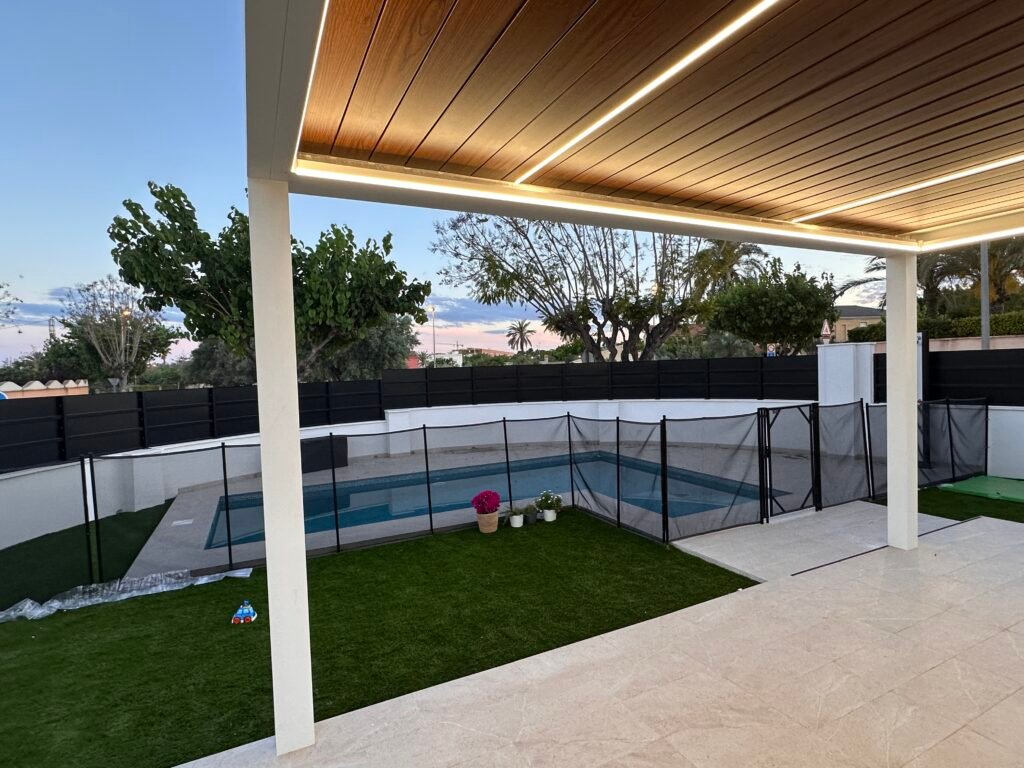 Pergola bioclimatica en muchamiel- Alicante (31)