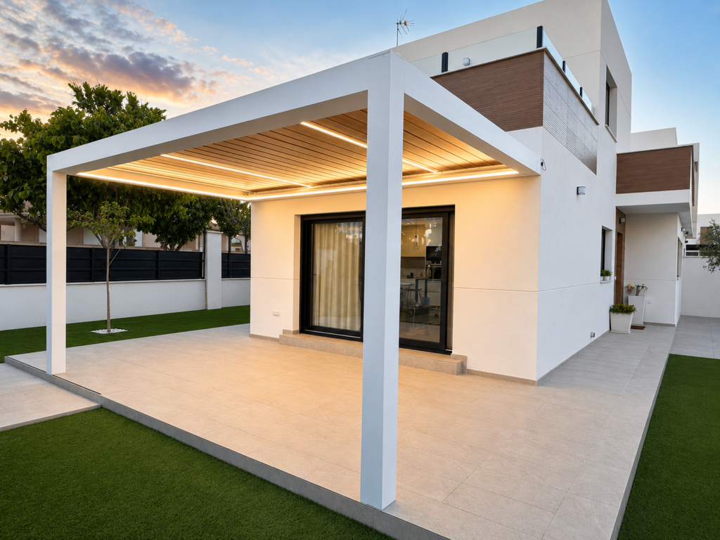 Pergola bioclimatica en muchamiel- Alicante (31)