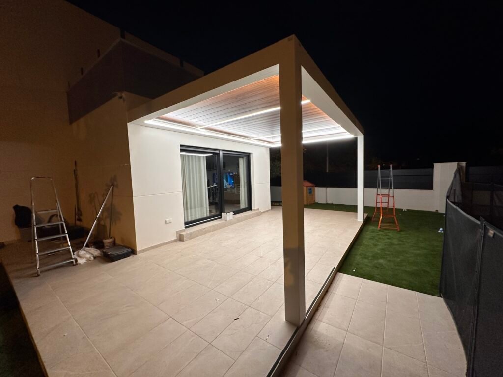 Pergola bioclimatica en muchamiel- Alicante (31)