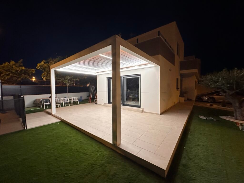 Pergola bioclimatica en muchamiel- Alicante (31)